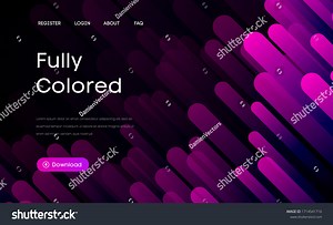 Purple Gradient Geometric Background Flat Layout Stock Vector (Royalty Free) 1714541716 | Shutterstock