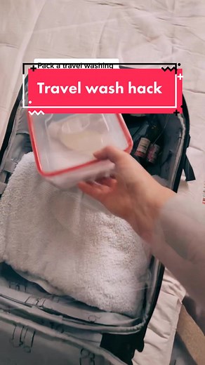 Travel Washing Machine Hack for Quick Laundry