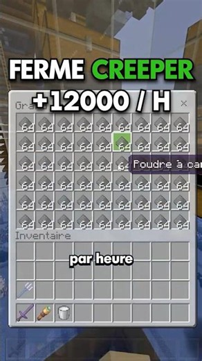 12000 poudres à canon par heure sur Bedrock et Java ??