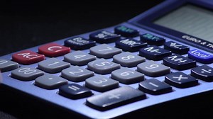 Calculating Costs with a domestic calculator