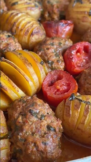 The Easiest and Most Delicious Meatball & Potato Recipe #meatballs #recipe #music