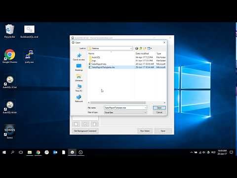 Export scheduled SQL results to Excel template
