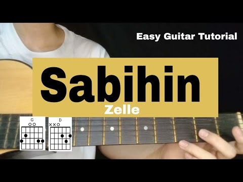 Sabihin - Zelle (Easy Guitar Chords Tutorial + Lyrics)