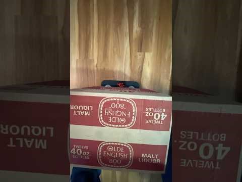 Today's Malt liquor video. Ice cold Olde English 800.