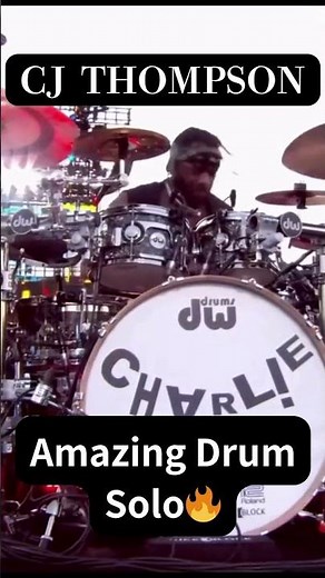 Amazing Drum Solo🔥 - CJ THOMPSON