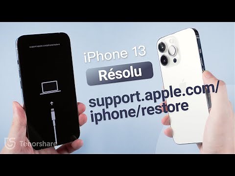 Comment résoudre l'erreur support.apple.com/iphone/restore iPhone 13