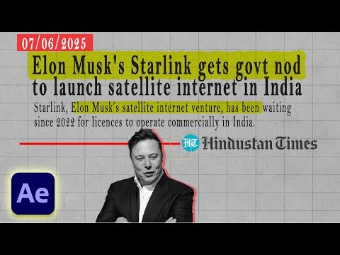 How to Create Newspaper-Style Animations in After Effects | Vox / Johnny Harris Style