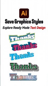 Save and Apply Graphic Styles in Adobe Illustrator | Easy Text Effects Tutorial