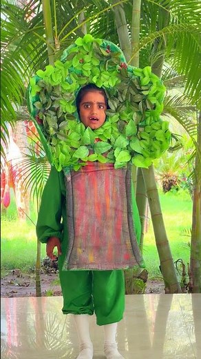 Student Dressed as a Tree | Powerful Environmental Message | PINKZ Public School Arni