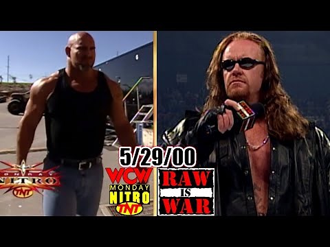 WWF RAW vs. WCW Nitro - May 29, 2000 Full Breakdown - Goldberg Returns - Rock vs. Undertaker