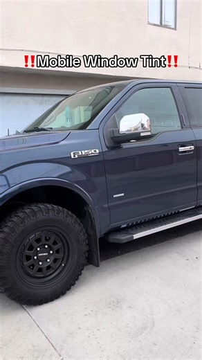 2020 Ford F150 Ceramic Window Tint Install 5% Sides and Rear 80% Front Windshield #asmr #fyp #ceramictint #trending #windowtint #TINT #mobiletinting
