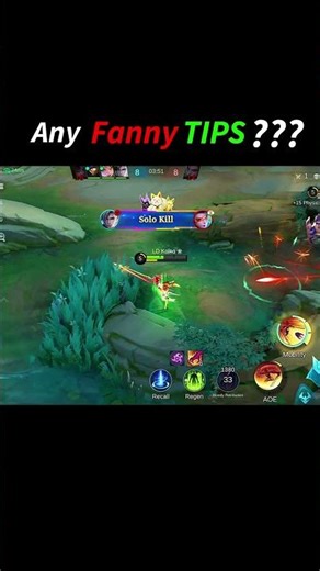 Any Fanny Tips❓ #2025MobaAnniversary #MOBA5v5PPE