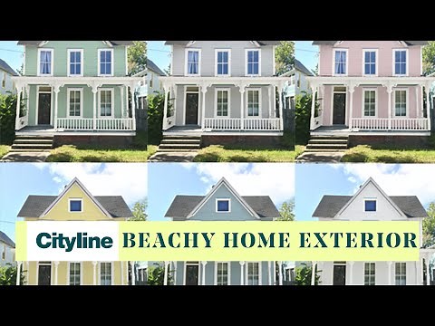 How to use a beachy colour palette in your home's exterior