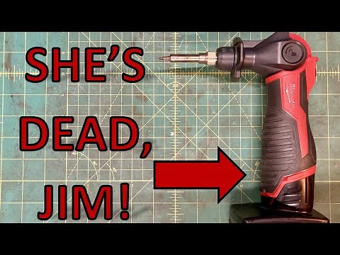 Milwaukee M12 Soldering Iron: Troubleshooting and Repair with no special tools