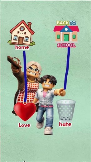 Home vs School 😅 Roblox funny meme #funny #shorts #roblox