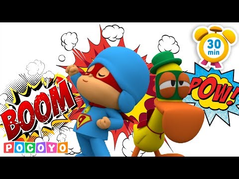 🦸🏻‍♂️ ポコヨのマンガ ! (30分) l Pocoyo 🇯🇵 日本語 - 公式チャンネル | 全話 子どものためのアニメ動画