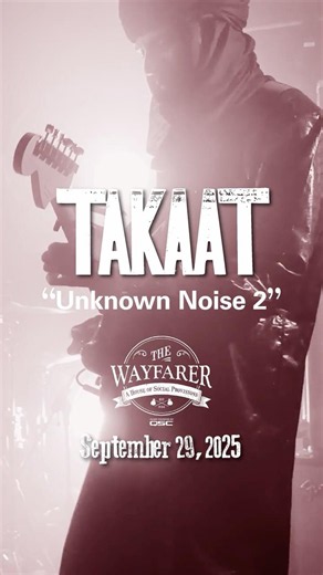 TAKAAT “Unknown Noise 2” @ The Wayfarer Costa Mesa CA • 2025-09-29 #shorts