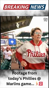 New video has emerged of "Philly Karen" being chased out the stadium with her baseball... 😵 | The Daily Dog