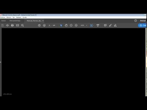 Fondo negro en Acrobat Reader PDF