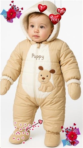 Cozy & Cute Baby Winter Snowsuit ☃️☔☃️