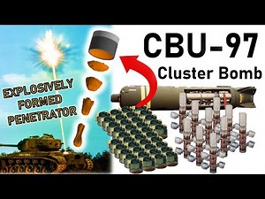 ANTI-TANK CLUSTER BOMB SIMULATION | BLU-108 Skeet Explosively Formed Penetrator vs T-72 Engine Deck