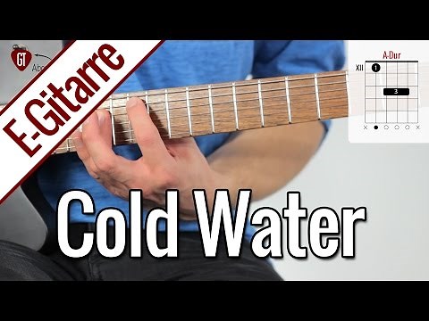 Major Lazer feat. Justin Bieber - Cold Water | E-Gitarren Tutorial Deutsch