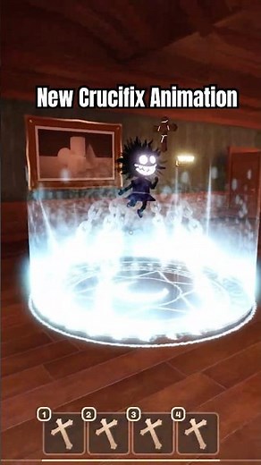 Roblox DOORS: New Crucifix Animation on SALLY 😱 #shorts #doors #roblox #robloxdoors
