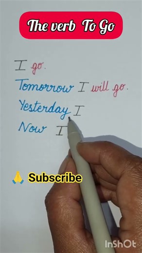 The verb "To Go"🤷 English Grammar #easylearning #englishgrammar #english