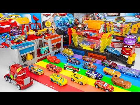 Disney Pixar Cars Unboxing Review | Disney Pixar Cars Color Changers Race Ready Car Wash Playset