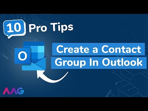 How to create a contact group in Microsoft Outlook
