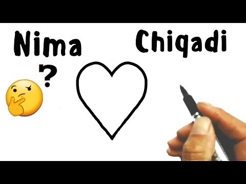 Rasm chizish |Yurakchadan rasm chizish |Как нарисовать рисунок из сердца