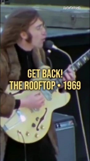 The Beatles – Get Back | Rooftop Performance, 1969 🤘🔥