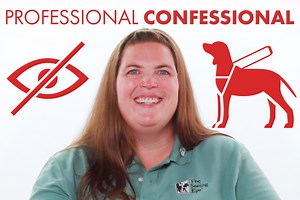 How does a Seeing Eye dog know when to cross the street?