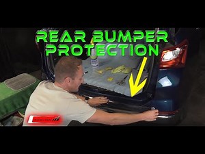 Universal Rear Bumper Paint Protection Installation