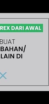 22. Cara Membuat Akun Tambahan/Akun Tipe Lain di OctaFX (Android/iOS) - Belajar Forex Dari Awal