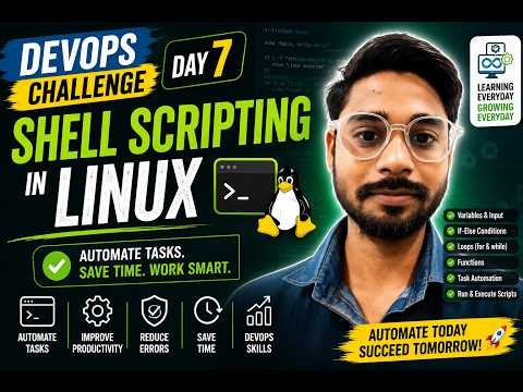 🔥 I Automated Tasks Using Shell Scripts | DevOps Day 7