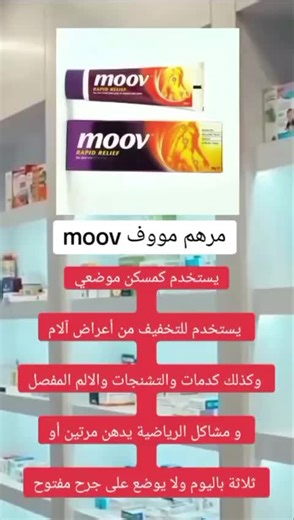 كريم موف لتخفيف آلام العضلات والمفاصل