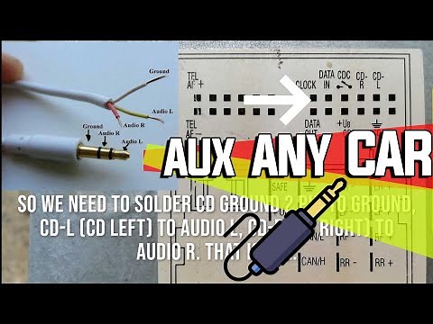 DIY - Add AUX Input For Any Old Car Stereo