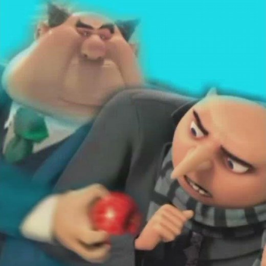Despicable Me Mr Perkins Apple And Gru