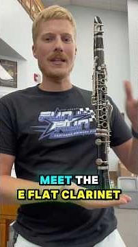 Meet the Eb clarinet. The small E-flat is used for orchestra and wind ensembles