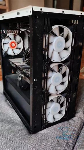 Professional Premium Deep Cleaning Service completed. Maraming salamat kay Sir Lorenz from StabRosa Laguna for trusting Kaizen Computer Repair Services. This unit required proper internal maintenance due to heavy dust buildup and dried thermal paste affecting performance. Scope of work performed: • Full system disassembly & safe reassembly • Comprehensive internal cleaning (fans, heatsinks, components) • Thermal paste replacement • Cable management & airflow optimization • Final system testing &