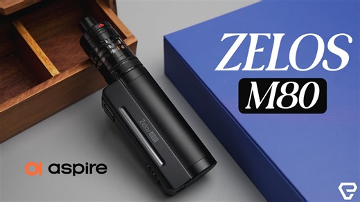 Aspire Zelos M80 – 80W Power, 2600mAh Battery & Adjustable Vaping Experience