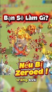 The most valuable lesson in KvK: Don't be careless for even a minute. Have you ever been Zeroed?