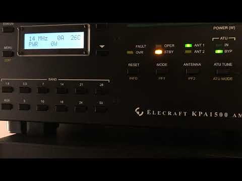 Elecraft KPA-1500 Legal Limit Amplifier Review Tutorial Test