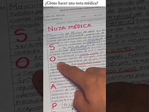 How to write a medical note?