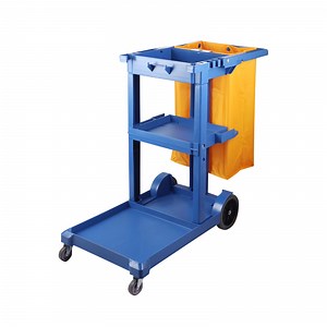 [Hot Item] High Quality Hotel Room Cleaning Service Trolley Housekeeping Janitor Cart