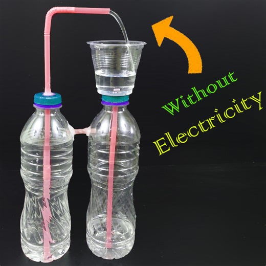 39M views · 112K reactions | How to make Automatic water Fountain Without Electricity | Non-stop water Fountain | Science Project | Rana Craft | Facebook