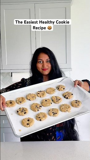 Healthy Almond Chocolate Chip Cookies 🍪