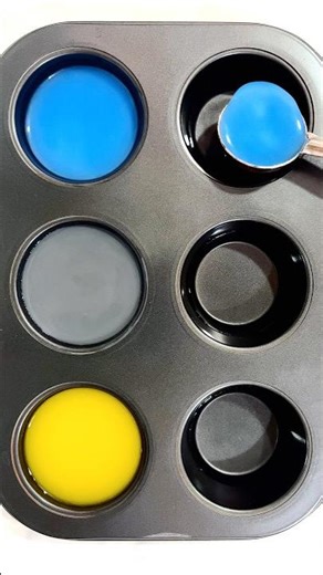 Guess the Color | Yellow + sky blue + light gray #colormixing #amazing