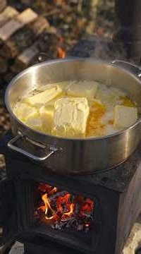How to make real grainy ghee in jars #recipe #cooking #asmr